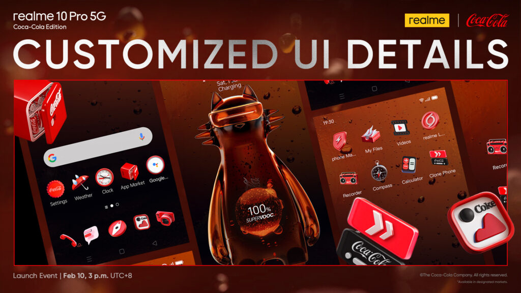 ريلمي وكوكاكولا يطلقان رسيمًا هاتف realme 10 Pro 5G Coca-Cola Edition الجديد  