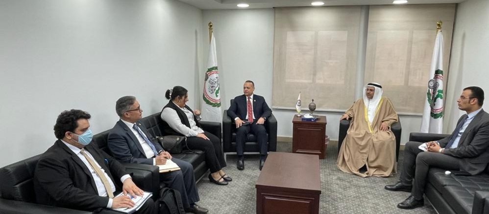 العسومي يستقبل الأمين العام للشبكة العربية للتواصل والعلاقات العامة
