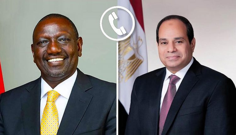 السيسي يناقش مع الرئيس الكيني تطورات الأزمة في السودان   