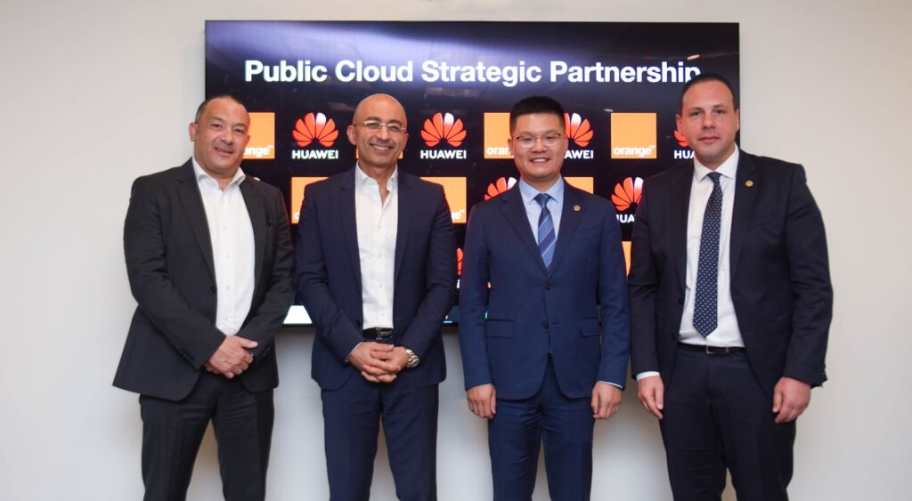 لأول مرة في مصر «اورنچ»تبرم شراكة استراتيجية مع« هواوي»لإطلاق خدمات Huawei Cloud 