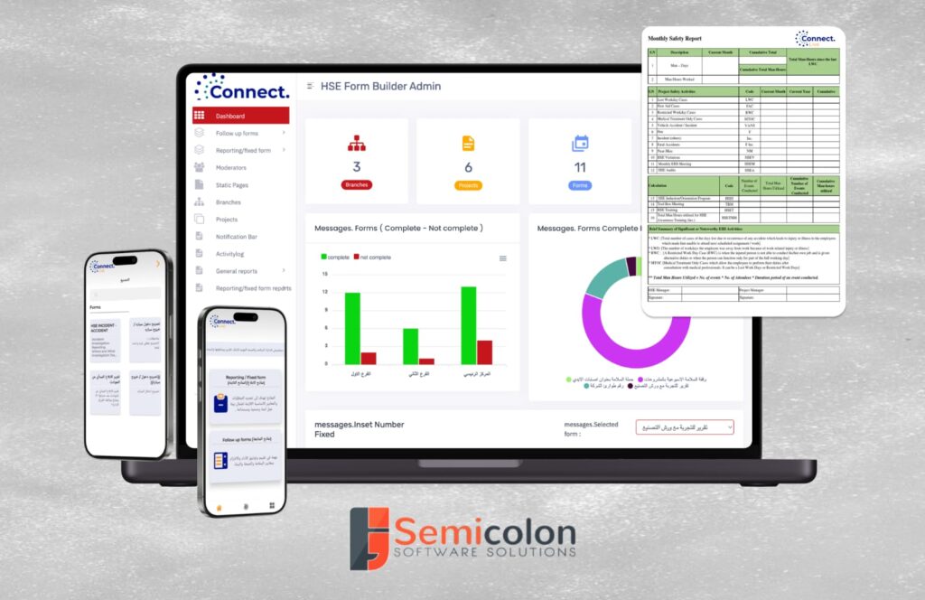 «سيميكولون للبرمجيات» تكشف عن Connect Live أحد أهم حلولها التقنية في مجال السلامة والصحة المهنية