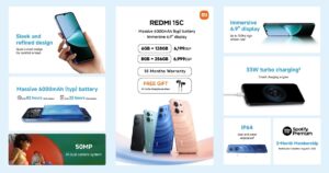 شاومي تطلق هاتف Redmi 15C في السوق المصرية ..تفاصيل