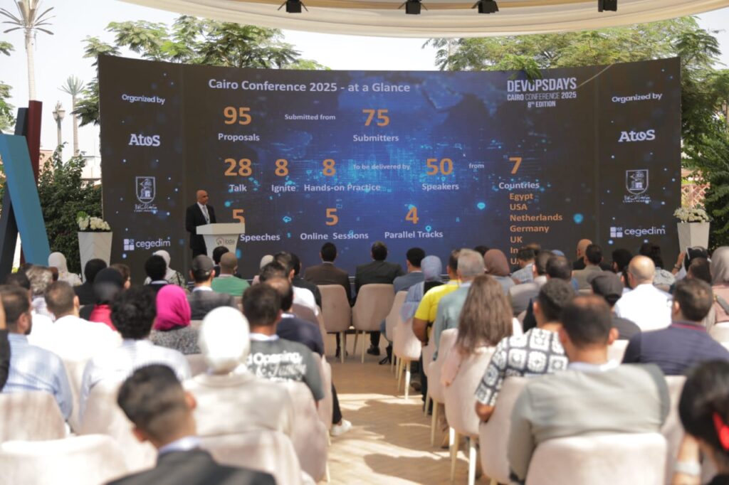 انطلاق فعاليات النسخة الثامنة من مؤتمر DevOpsDays Cairo 2025 بمشاركة 55 متحدثًا