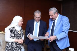 رئيس البنك الزراعي  يلتقي محافظ الغربية لدعم جهود تحقيق التنمية الزراعية