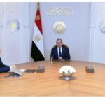 الرئيس السيسي يجتمع مع محافظ البنك المركزي