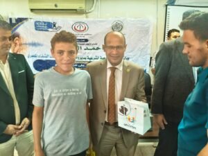 بنك saib يتربع بـ 100 سماعة طبية لدعم الأطفال ضعاف السمع في المنيا وأسيوط بالتعاون بنك الشفاء المصري