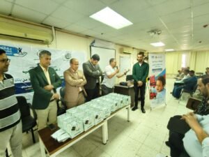 بنك saib يتربع بـ 100 سماعة طبية لدعم الأطفال ضعاف السمع في المنيا وأسيوط بالتعاون بنك الشفاء المصري